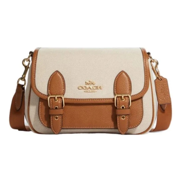 NWT Coach Lucy Crossbody In Signature Canvas/ pebble leather - Picture 6 of 8